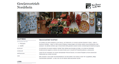 Desktop Screenshot of gewuerzkontor.com